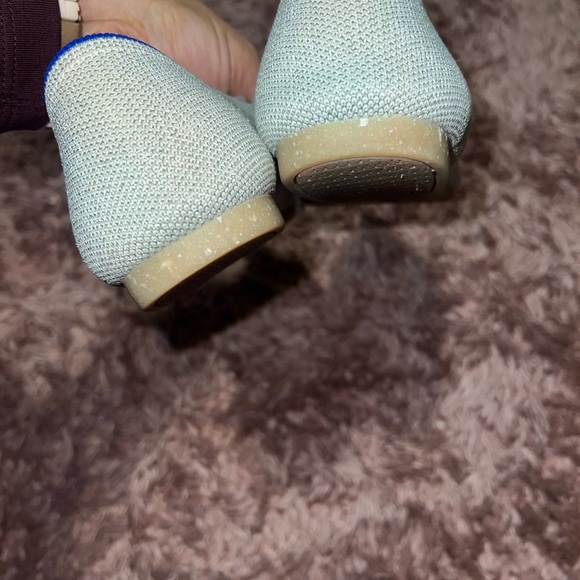 Rothy's the Point Diamond Metallic Flats - Picture 7 of 9